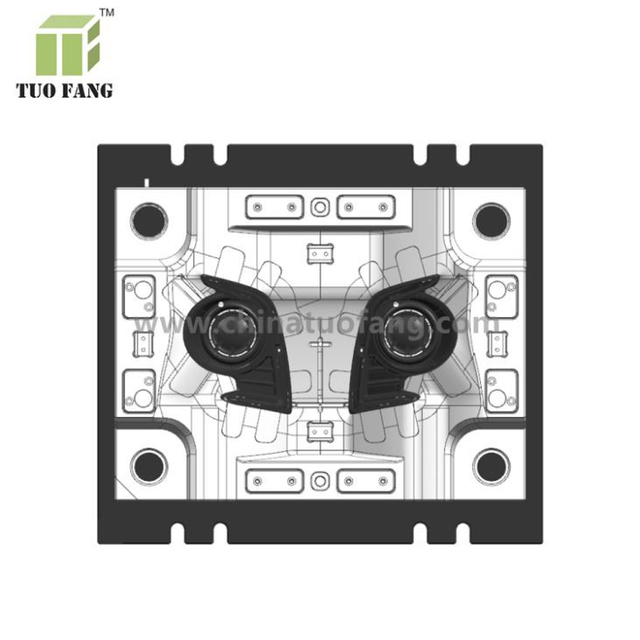 قالب دعم بلاستيكي لضوء الضباب في السيارة